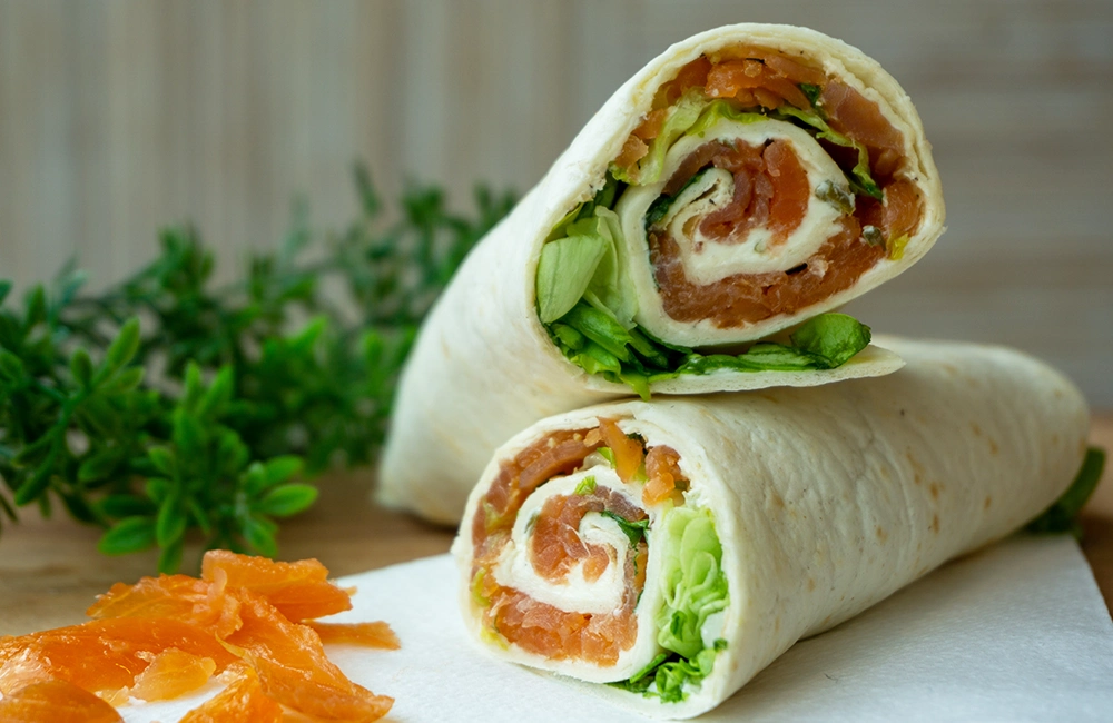 Zalm wrap