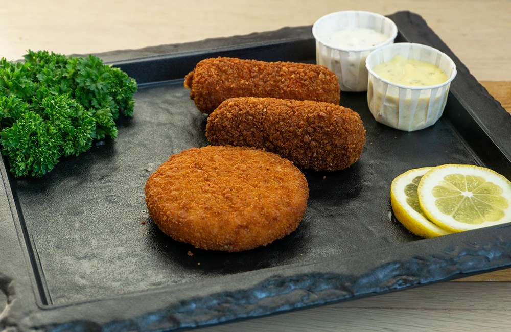 Vissen garnalen kroket